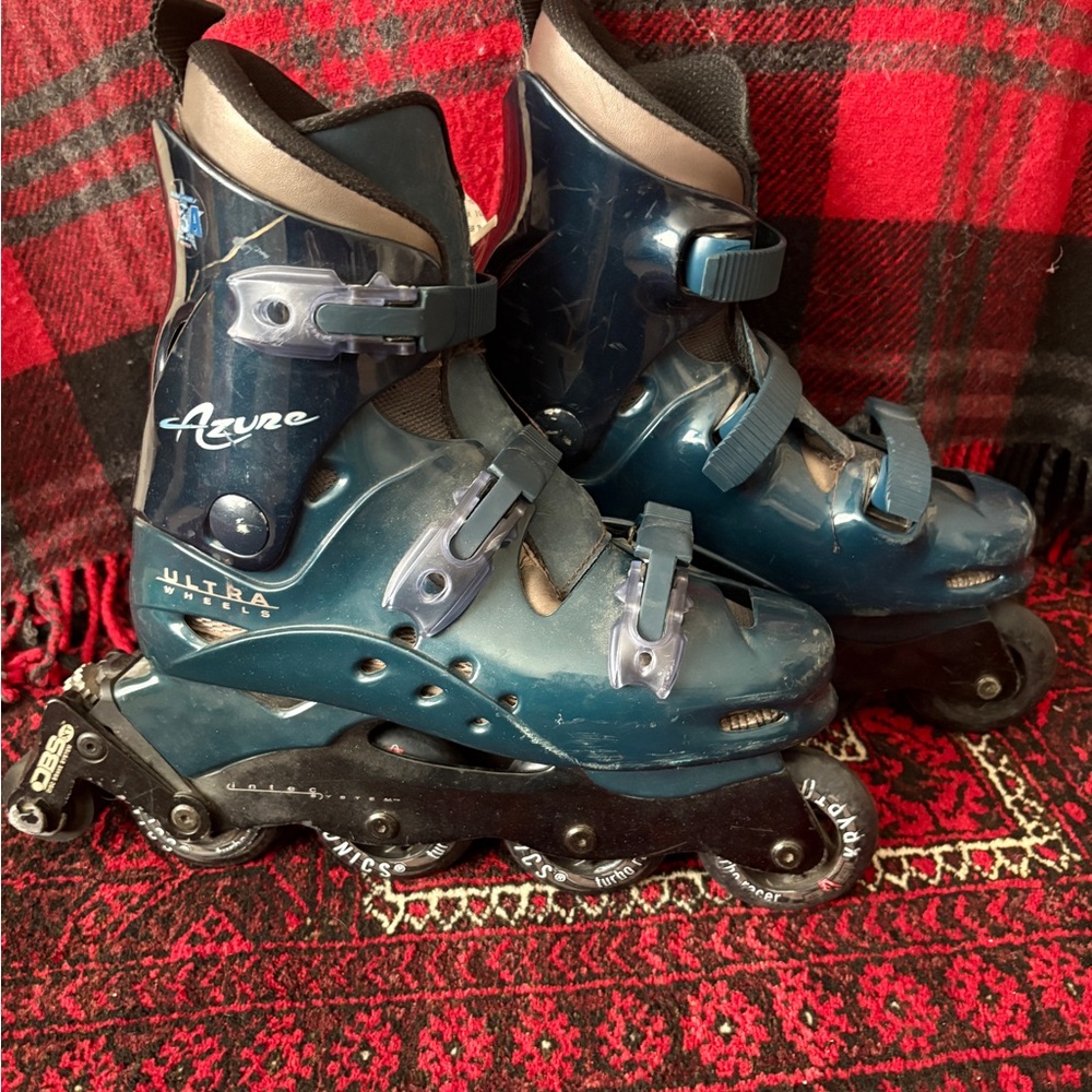 Blue Rollerblades Inline, Ultra wheels stable lite